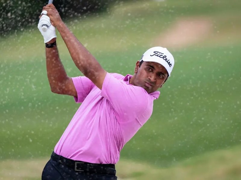 Sudarshan Yellamaraju finishes T-14 while Spaun secures first title since US Open triumph in the Texas Open, a PGA Tour event being played in San Antonio, on Monday. Photo credit:  www.golfxyz.in