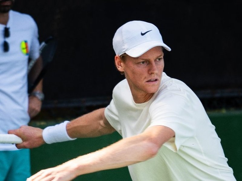 'You are quite strong': Tennis star Jannik Sinner meets sprint legend Usain Bolt after dominant win in Monte Carlo Masters opener in Monte Carlo, Monaco, on Tuesday. Photo credit: ATP Tour