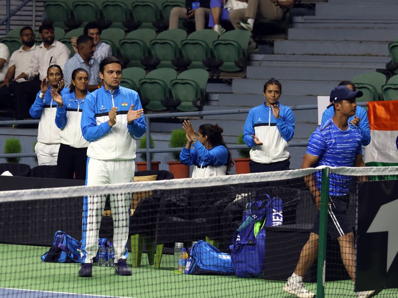 Thailand takes early lead over India as rain halts Billie Jean King Cup tie