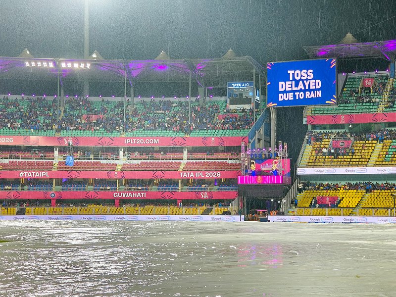 IPL 2026: Rain delays start of Match 13 between Rajasthan Royals and Mumbai Indians 