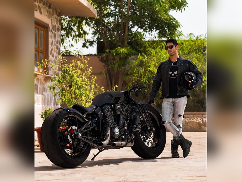 Prateik Smita Patil says his customised bike represents two decades of hustle