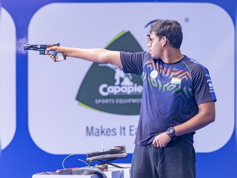 Indian men miss out on 10m Pistol final spots in the International Shooting Sport Federation (ISSF) World Cup Rifle/Pistol in Granada, Spain, n Wednesday. Photo credit: NRAI