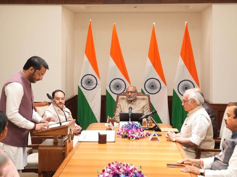 अजित पवार के बेटे पार्थ पवार बने राज्यसभा सांसद, उपराष्ट्रपति ने दिलाई शपथ