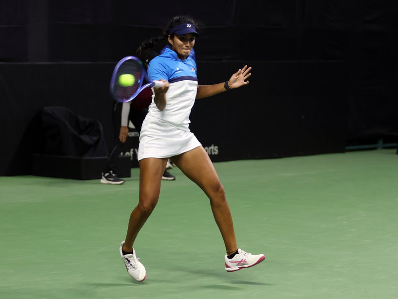 Indonesia outplay India; Korea maintain perfect run, Thailand bounce back in the Billie Jean King Cup Group I – Asia/Oceania at the DLTA Complex in New Delhi on Thursday. Photo credit: DLTA