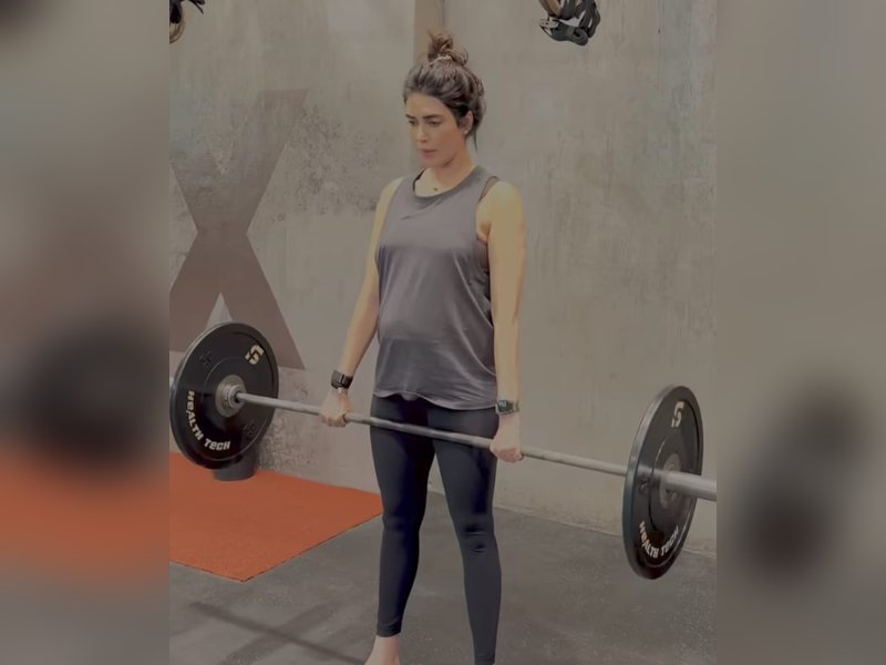 ‘Preggo’ Karishma Tanna shares video of her working out at the gym
