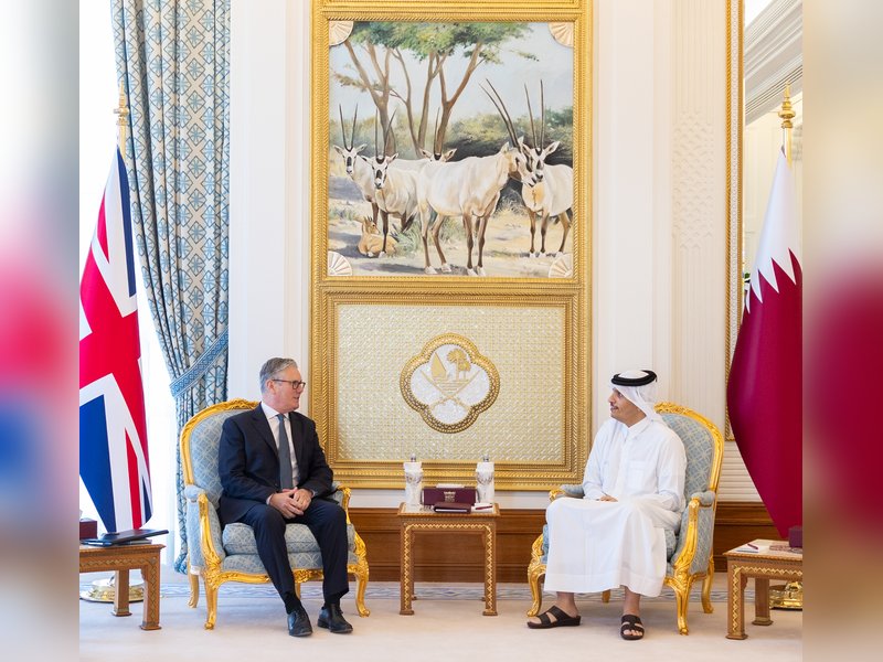 Qatar and UK stress on ensuring security of maritime routes, freedom of navigation