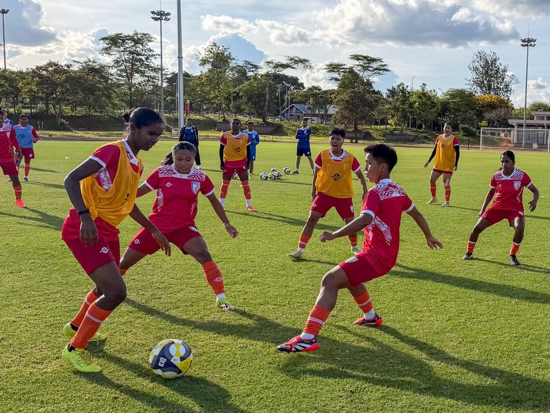 India women's team set sights on FIFA Series 2026 Kenya with one eye on the future at the Nyayo National Stadium in Nairobi, Kenya, on Saturday.
