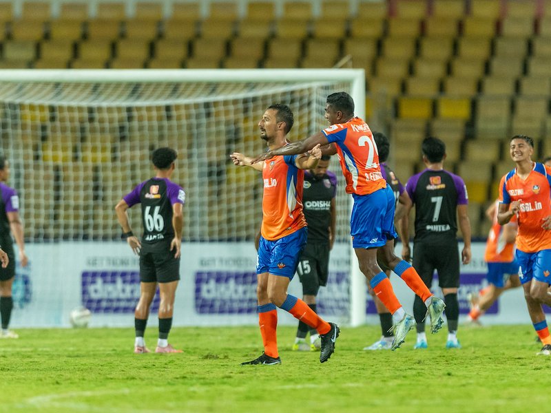 FC Goa capitalise on second-half chances to down Odisha FC in Indian Super League (ISL) 2025-26 at the PJN Stadium in Margao, Goa, on Friday. Photo credit: AIFF