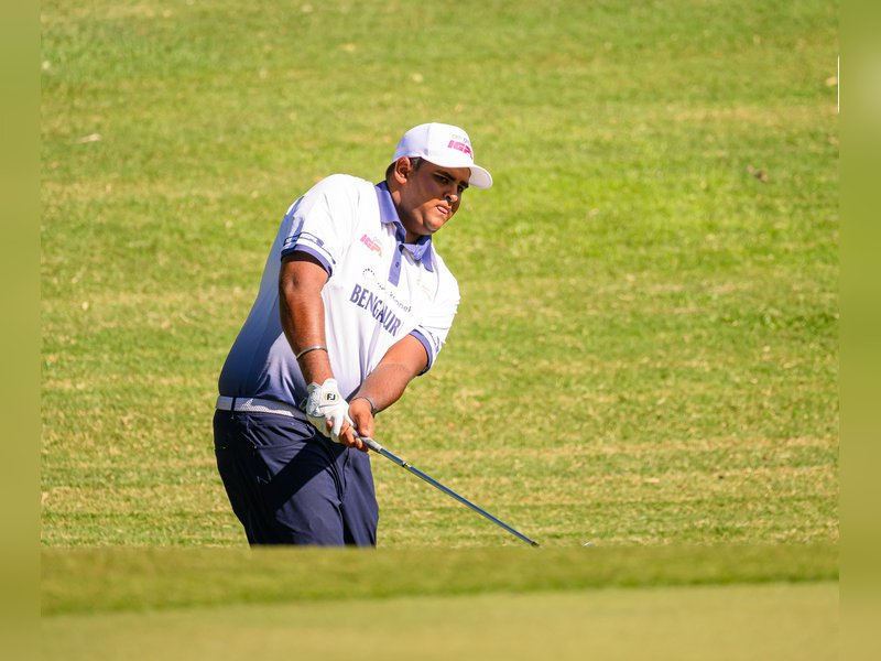 Veer Ganapathy moves two shots clear of Sachin Baisoya in IGPL Invitational 2026 Mauritius at the picturesque Anahita Golf Course in Port Louis, Mauritius.