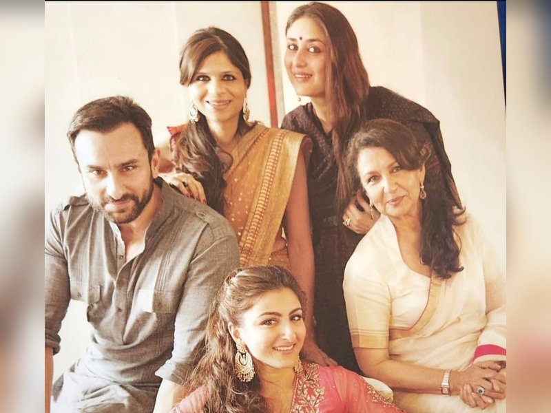 Saba Pataudi posts a picture with Saif Ali Khan, Sharmila Tagore, Kareena Kapoor