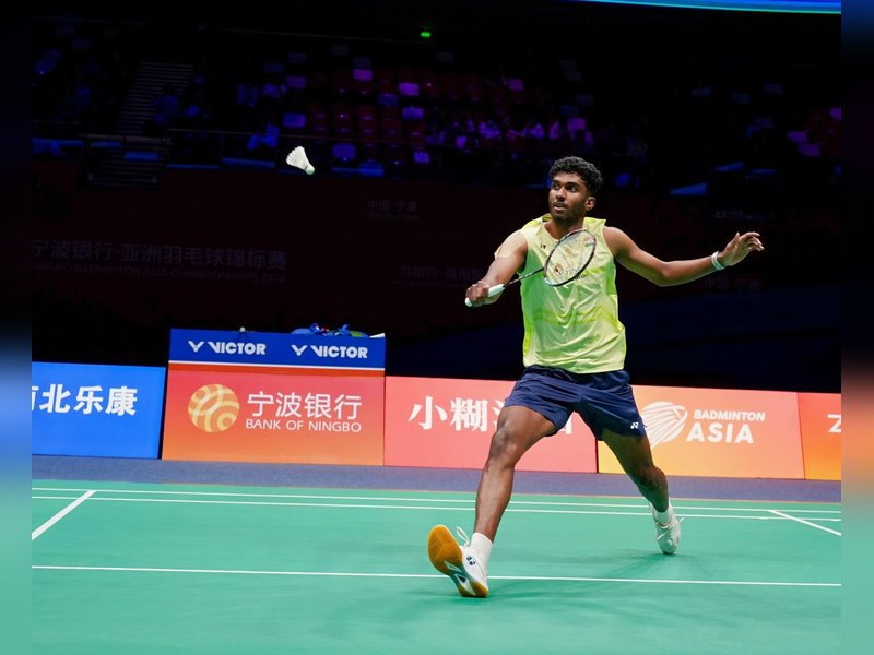 Badminton Asia C'ships: Ayush Shetty upsets World No. 1 Vitidsarn to enter final (Credit: BAI)