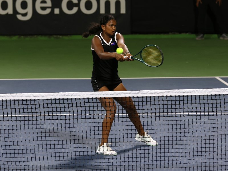 Indian-origin NZ player Aishi Das reflects on experience of playing Vaishnavi Adkar, eyes growth at senior level (Credit: Billie Jean King Cup)