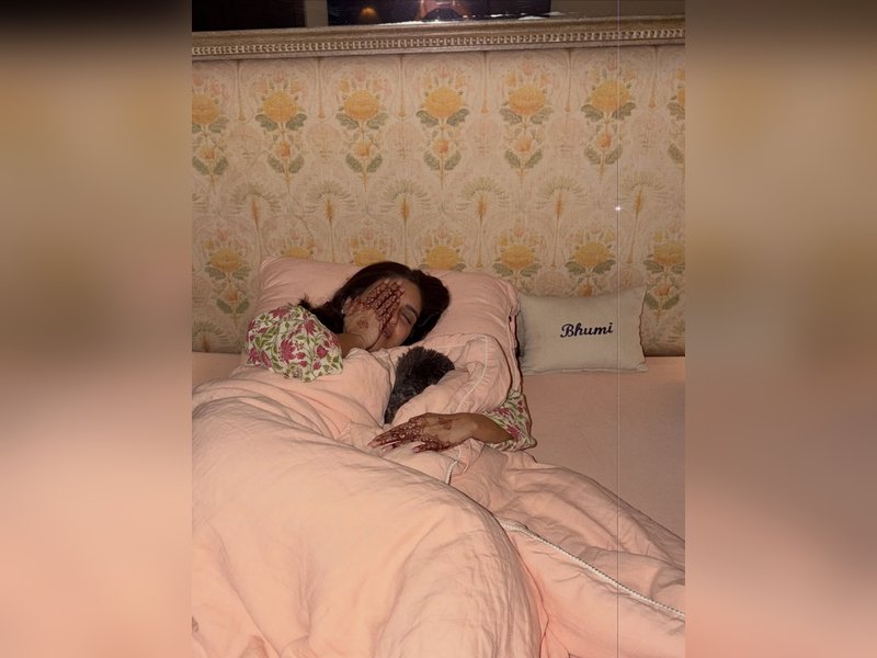 Bhumi Pednekkar cuddles with her furry friends on National Pet Day