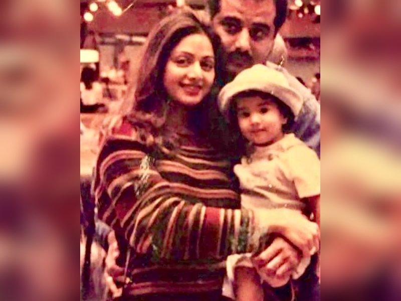 Boney Kapoor drops a throwback pic of 1 year old Janhvi with mom Sridevi 