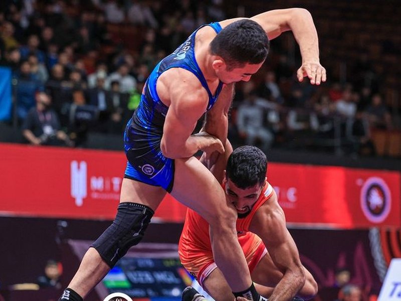 Sujeet, CISF's Abhimanyou clinch gold medals as India’s medals tally swells to 14 in the 2026 Senior Asian Wrestling Championships in Bishkek, Kyrgyzstan, on Saturday. Photo credit: WFI