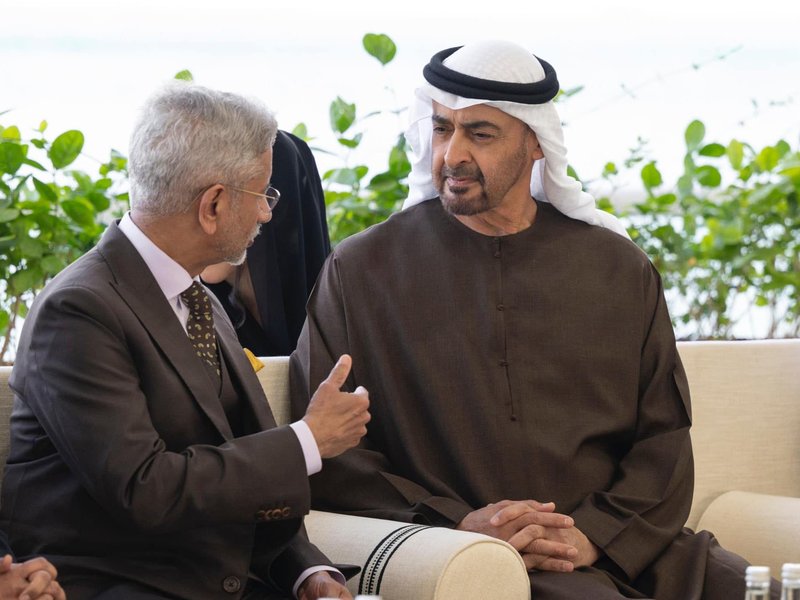 EAM Jaishankar calls on UAE President, expresses gratitude for ensuring well-being of Indian community