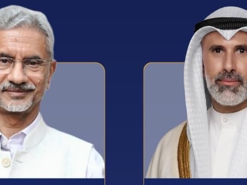 EAM Jaishankar and Kuwait FM discuss regional situation, well being of Indian community