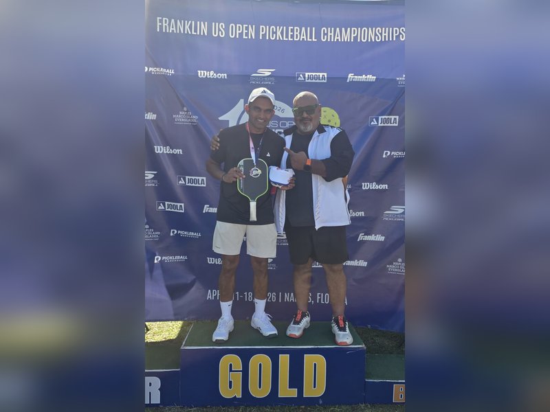 Dhiren Patel and Arjun Singh dominate, add two more golds for India at the US Open Pickleball Championship 2026