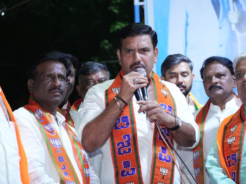 BJP honours Ambedkar, Congress insults him: Vijayendra