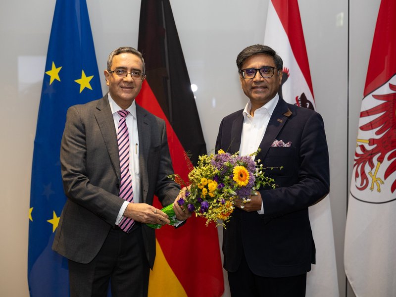 FS Vikram Misri arrives in Berlin for India-Germany Foreign Office consultations