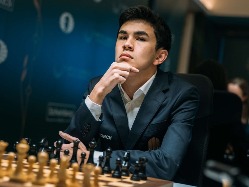 Javokhir Sindarov wins 2026 Candidates with round to spare, to challenge Gukesh. Photo credit: FIDE/X