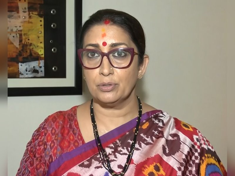 घुसपैठियों को अपना और भारतीयों को पराया मानती है टीएमसी: स्मृति ईरानी