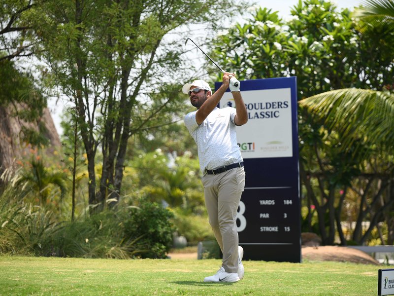 Shubhankar Sharma opens two-shot lead at Boulders Classic 2026 (Credit: PGTI)