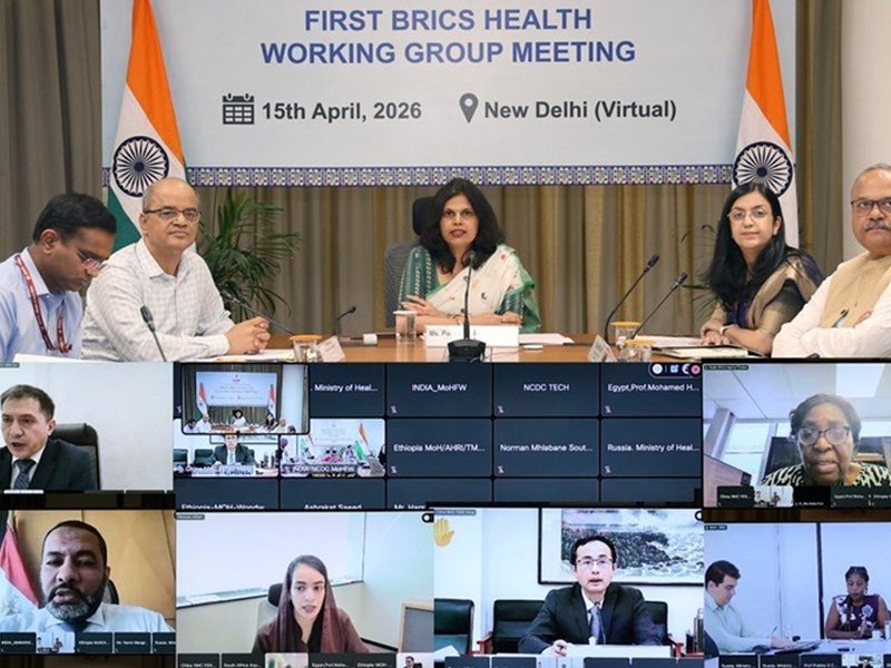 India chairs BRICS health meet, pitches lifestyle, mental health focus