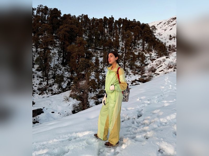 Sara Ali Khan provides a glimpse into her time in the mountains