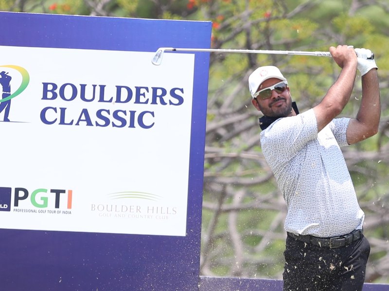 Boulders Classic 2026: Shubhankar Sharma matches course record of 64 to build mammoth seven-shot lead in round three (Credit: PGTI)