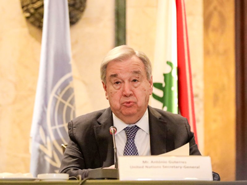 UN chief welcomes Israel-Lebanon ceasefire, urges full compliance with international law