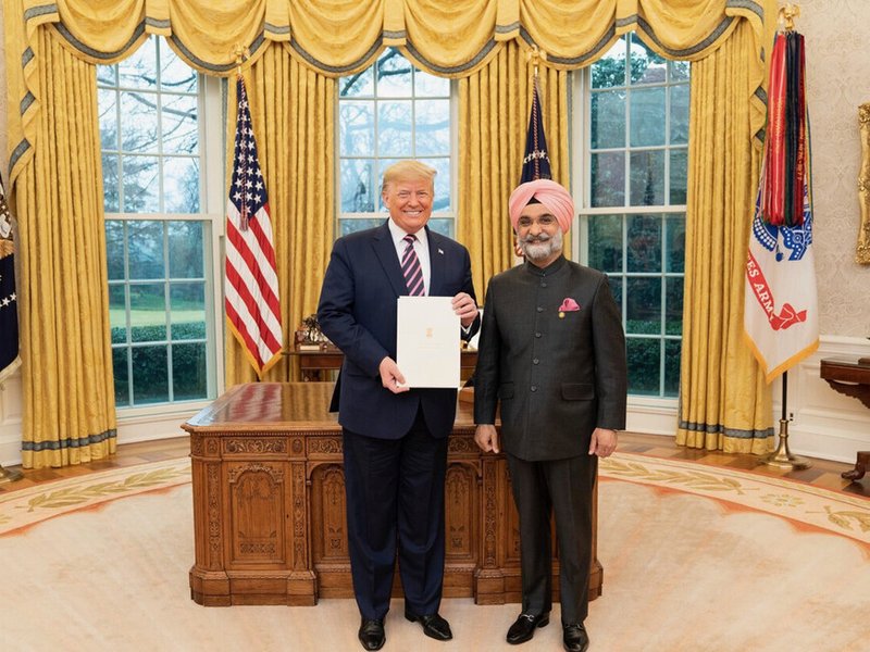 Shown deep commitment to strengthening India-US ties: Trump congratulates Delhi L-G Taranjit Sandhu
