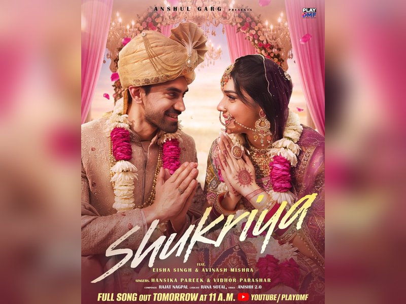 Bigg Boss fame Avinash Mishra & Eisha Singh come together for the romantic track 'Shukriya' 