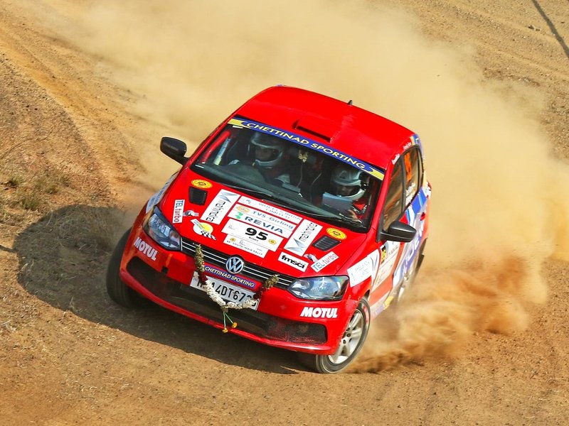 Asia Pacific Rally Championship Round 2: Gaurav Gill sets early pace in South India Rally 2026 at the Madras International Circuit in Chennai on Friday. Photo credit: FMSCI