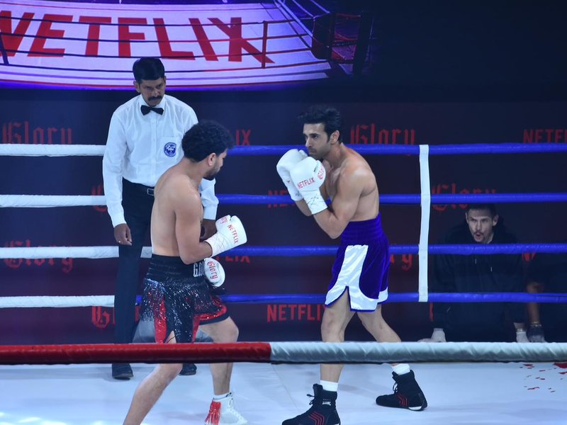 Pulkit Samrat becomes the first Indian actor to step into the ring with a professional boxer