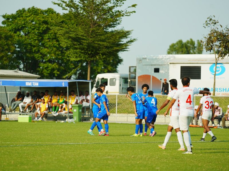 Chanmari FC net four past Namdhari FC to keep top-six hopes alive in the Indian Football League (IFL) 2025-26 at the Namdhari Football Stadium in Sri Bhaini Sahib in Punjab on Friday. Photo credit: AIFF