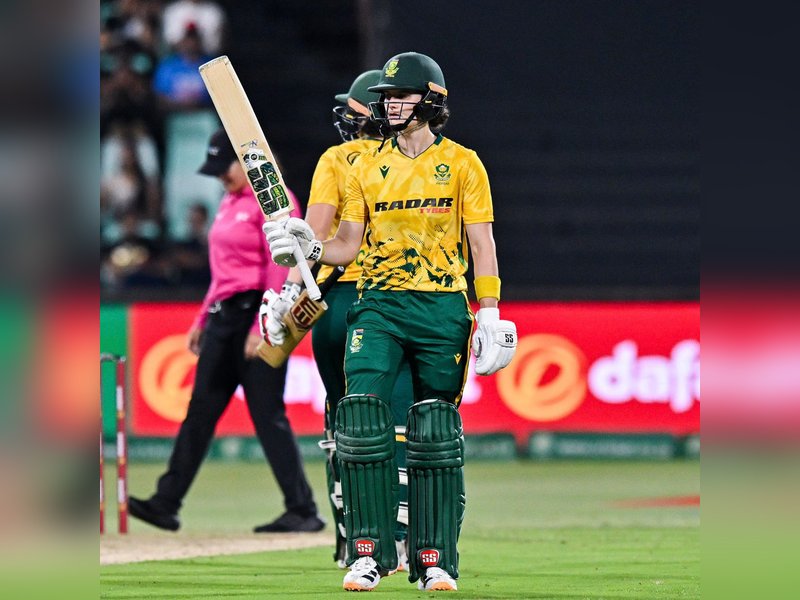 1st WT20I: Wolvaardt, Khaka shine as SA clinch 6-wicket win over India (Photo credit: Proteas Women/X)