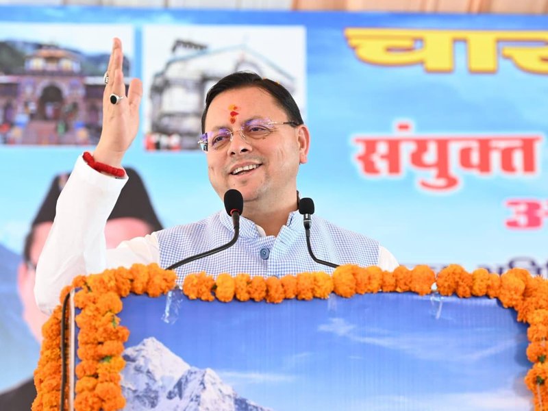 U'khand CM Dhami flags off Char Dham Yatra; extensive arrangements in place for devotees