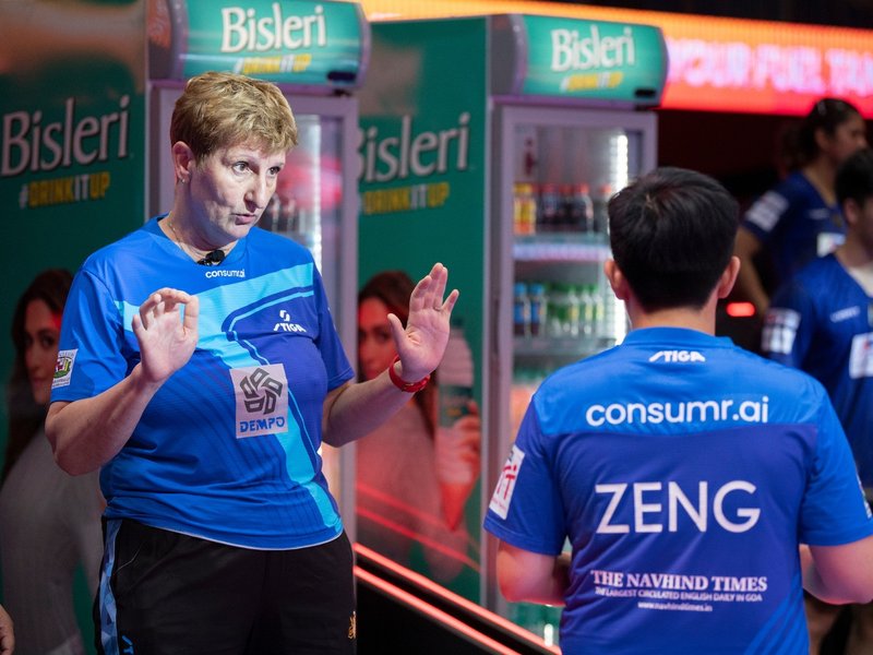 Reigning champions U Mumba TT retain title-winning coaching duo, national coach Sourav Chakraborty set for debut. Photo credit: UTT