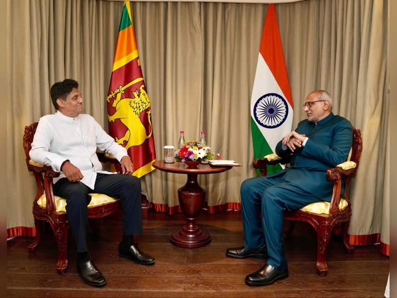 VP Radhakrishnan, Sri Lanka's LoP Premadasa discuss bilateral ties, expanding trade 