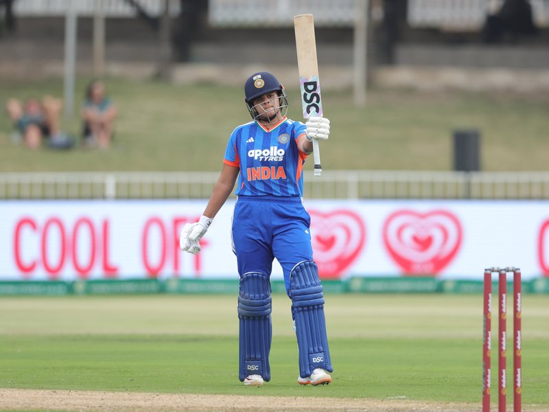 2nd WT20I: Batting meltdown results in India skittled out for 147 despite Shafali's fifty (Credit: X/BCCI Women)