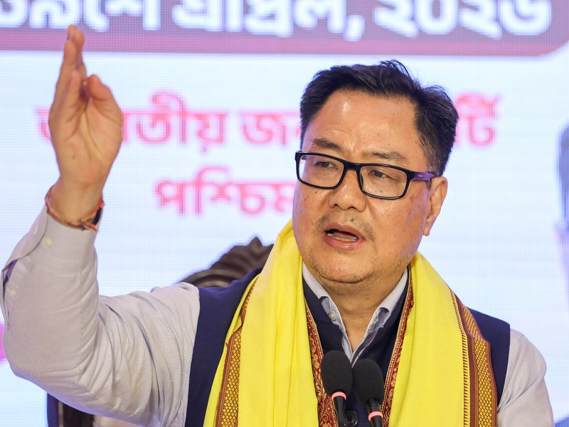 Oppn attacking core of Indian democracy, people will give befitting reply: Kiren Rijiju