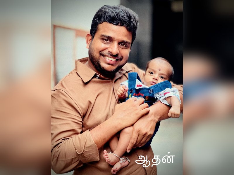 'Indru Netru Nalai' director R Ravikumar announces his son's name as Aadhan (Photo Credit: Ravikumar/Instagram)