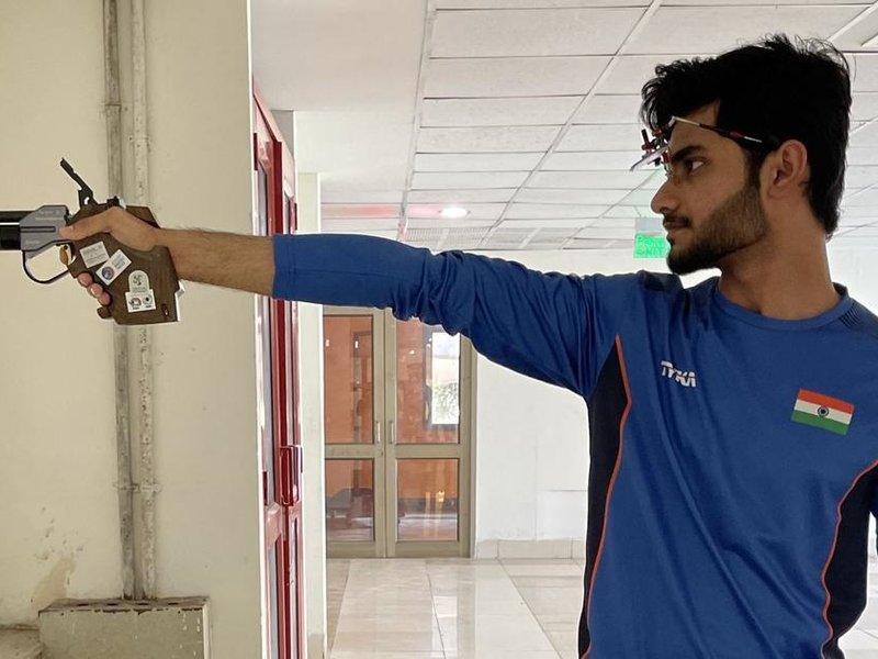 10m Air Rifle and 10m Air Pistol medals on offer on opening day on the first day of the ISSF Junior World Cup Rifle/Pistol/Shotgun begins at the Egypt International Olympic City in Cairo, Egypt. Photo credit: IANS 