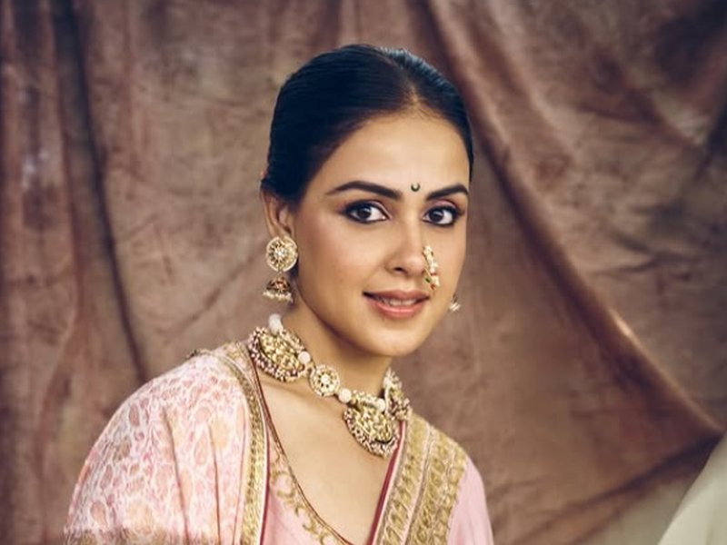 Genelia Deshmukh on wearing a bespoke Nauvari saree: Little piece of my roots
