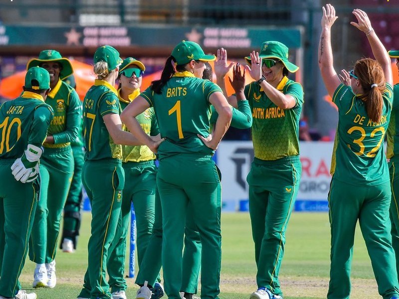 Tough series against NZ helped South Africa gain a 2-0 lead over India Women, says pacer Tumi Sekhukhune ahead of the third T20I at Johannesburg. Photo credit: ProteasWomenCSA/X