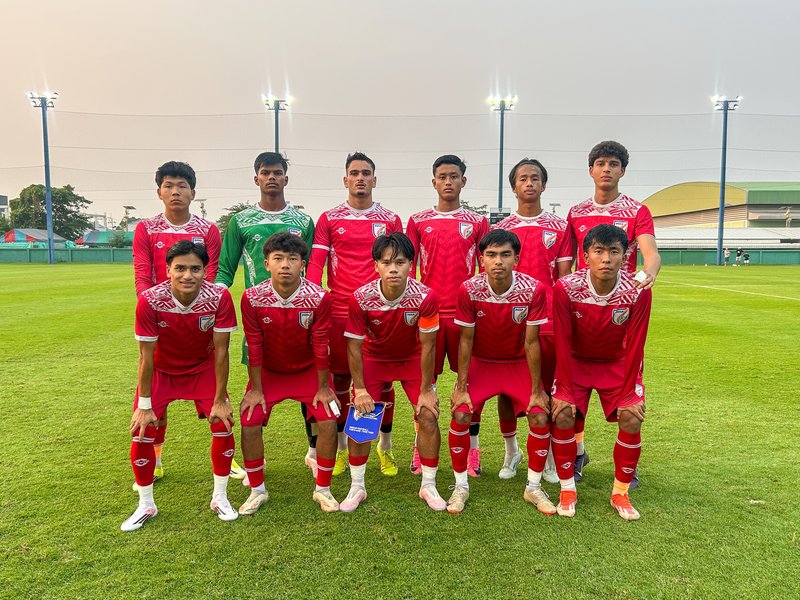 India U17 men loses to United Arab Emirates in second friendly played at the Windmill Football Club in Samut Prakan, Thailand, on Tuesday. Photo credit: AIFF