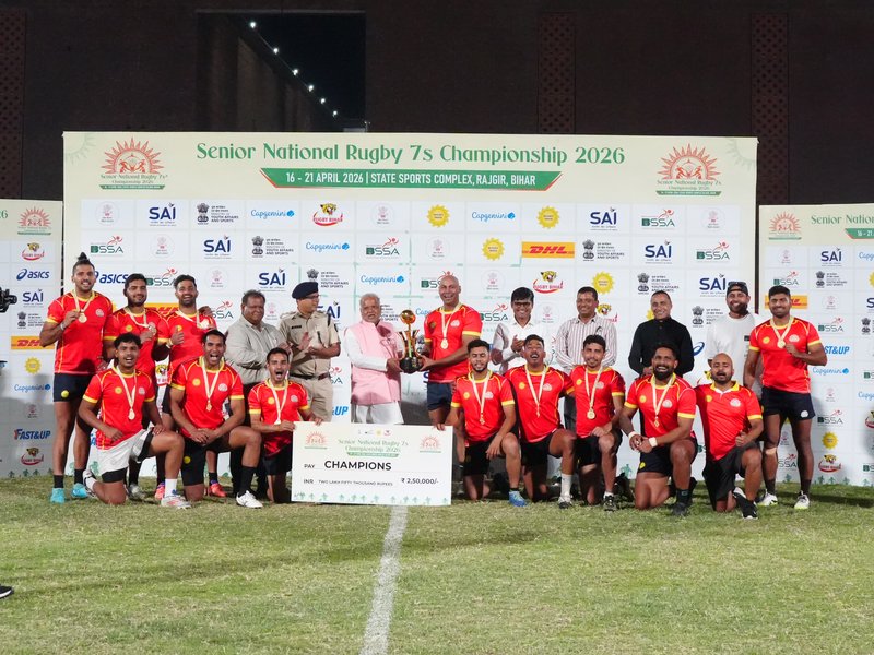 Haryana crowned champions at Senior National Rugby 7s, Maharashtra finish runners-up (Photo: RI)