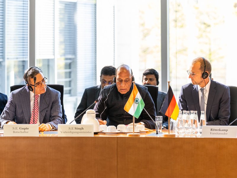 Rajnath Singh invites German defence industry to co-create under Aatmanirbhar Bharat