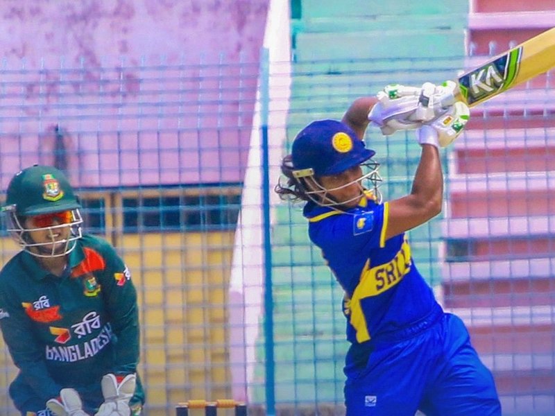 Skipper Chamari Athapaththu's all-round show help Sri Lanka-W level series against Bangladesh. Photo credit: Sri Lanka Cricket